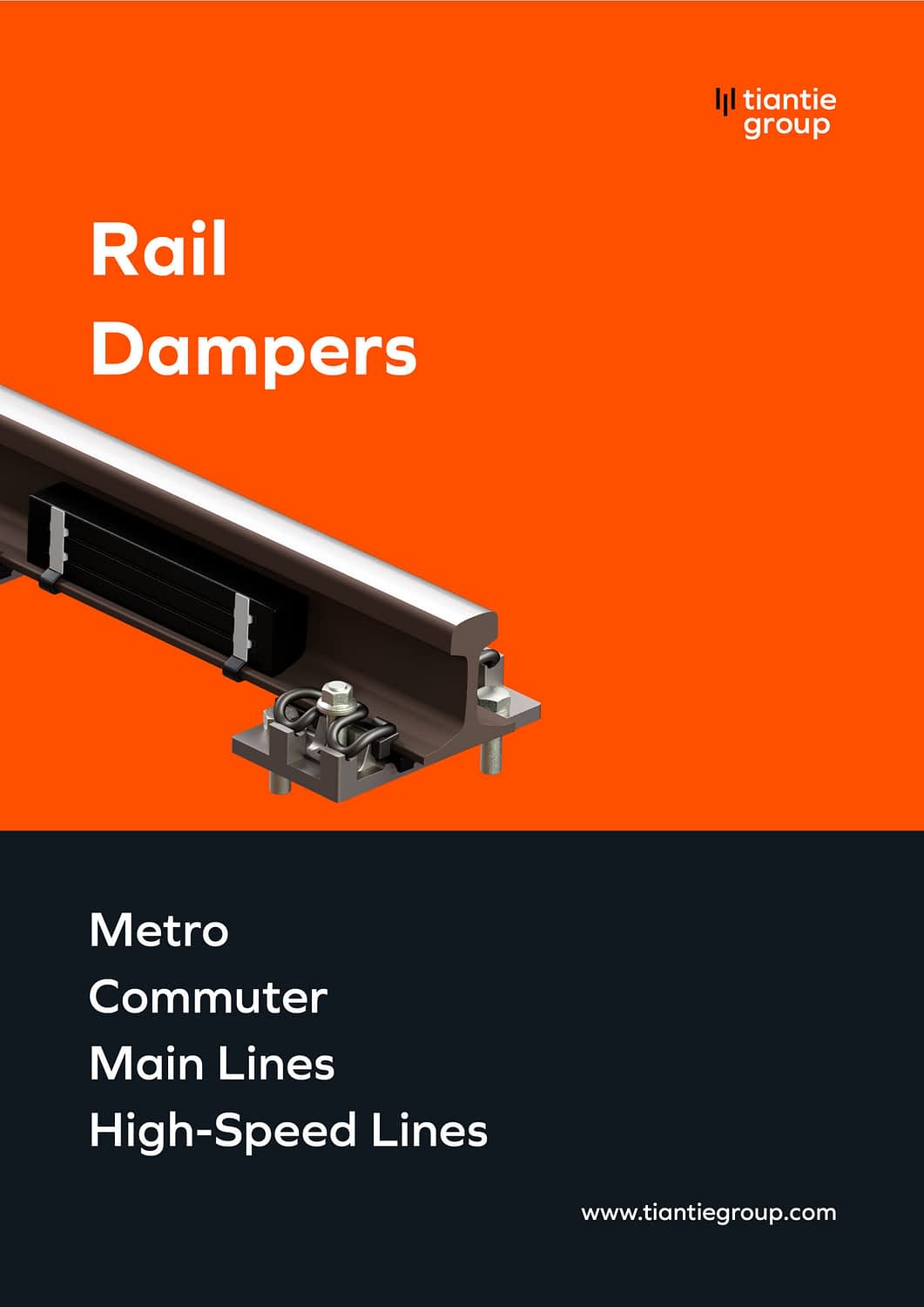 Zhejiang Tiantie Industry Co. Ltd_Rail-Damper-Brochure_Cover